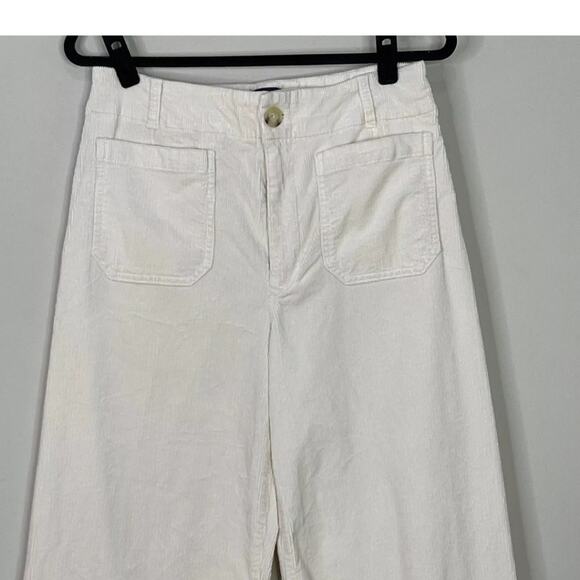 Anthropologie Maeve The Colette Corduroy Wid Leg Crop Pants Women's Size 28 - Picture 6 of 8